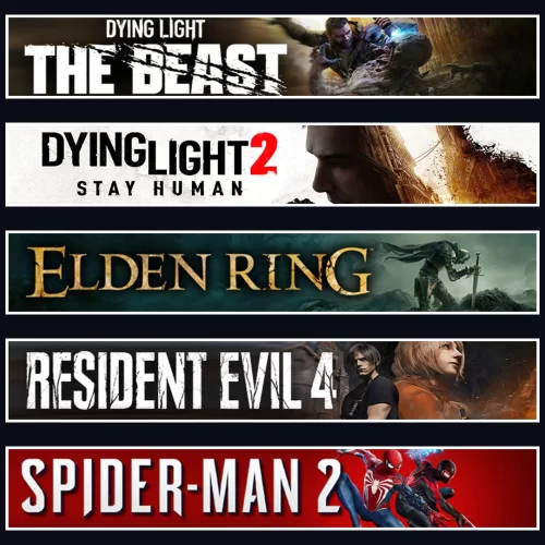 Beast +DY2 +Elden +Evil 4 +Spider 2